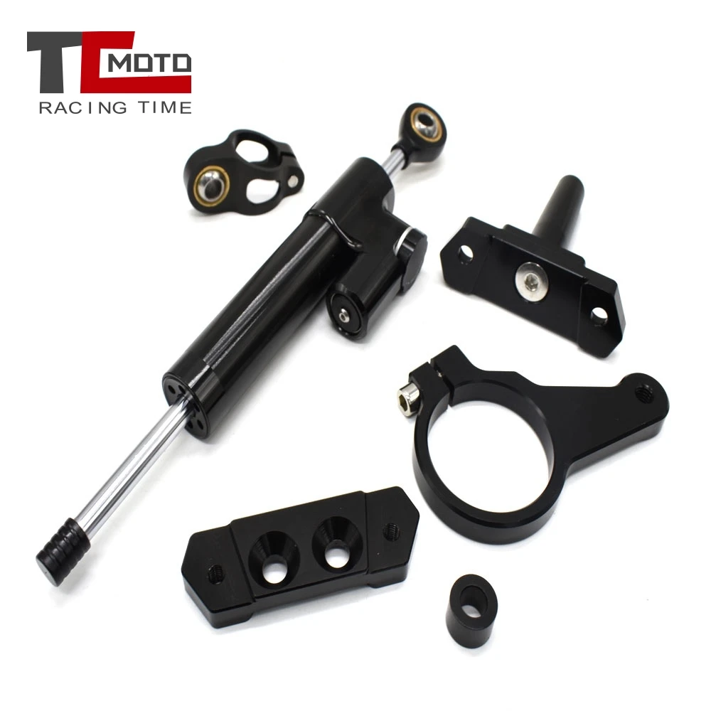 

TCMOTO CNC R15 V3 Reversed Safety Steering Damper with Mount Bracket for Yamaha YZF R15 V3 r15 v3 2017 2018 2019 2020