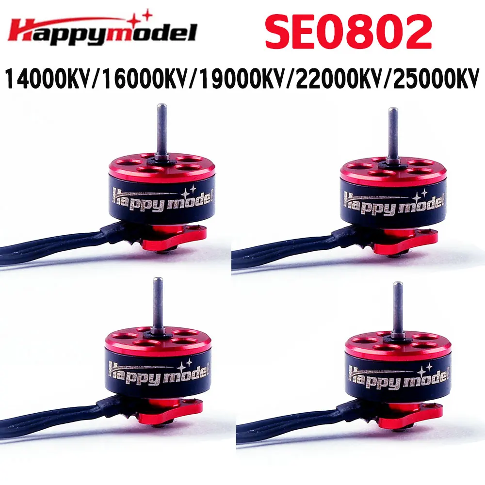 Happymodel SE0802 0802 1-2S 16000KV 19000KV 22000KV 25000KV Brushless Motor for Mobula7 Snapper7 Mobula6 RC Drone | Игрушки и хобби