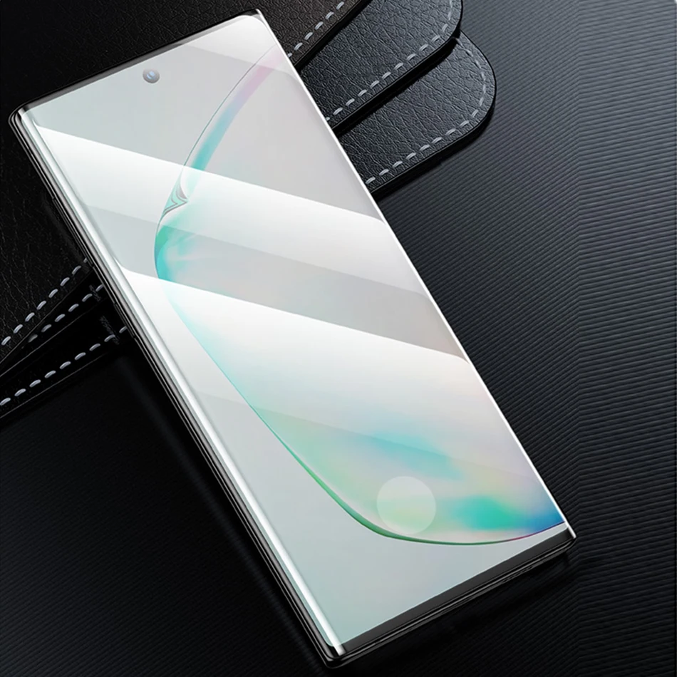 9H стеклянная пленка для samsung Galaxy Note 10 Plus Защитная пленка для жесткого стекла плёнка полностью покрывающая протектор экрана закаленное стекло для Note 10