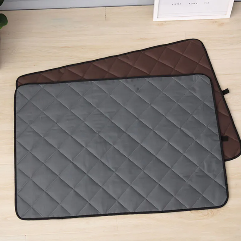 

Summer Waterproof Dog Mat Bite Resistant Oxford Cloth Dog Kennel Sleeping Mat Large Dog Non-slip Car Pet Pad Convenient Washable