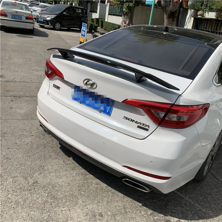 Спойлер для Sonata 2011- hyundai Sonata TF, спойлер, абс пластиковый материал, заднее крыло автомобиля, цветной задний спойлер
