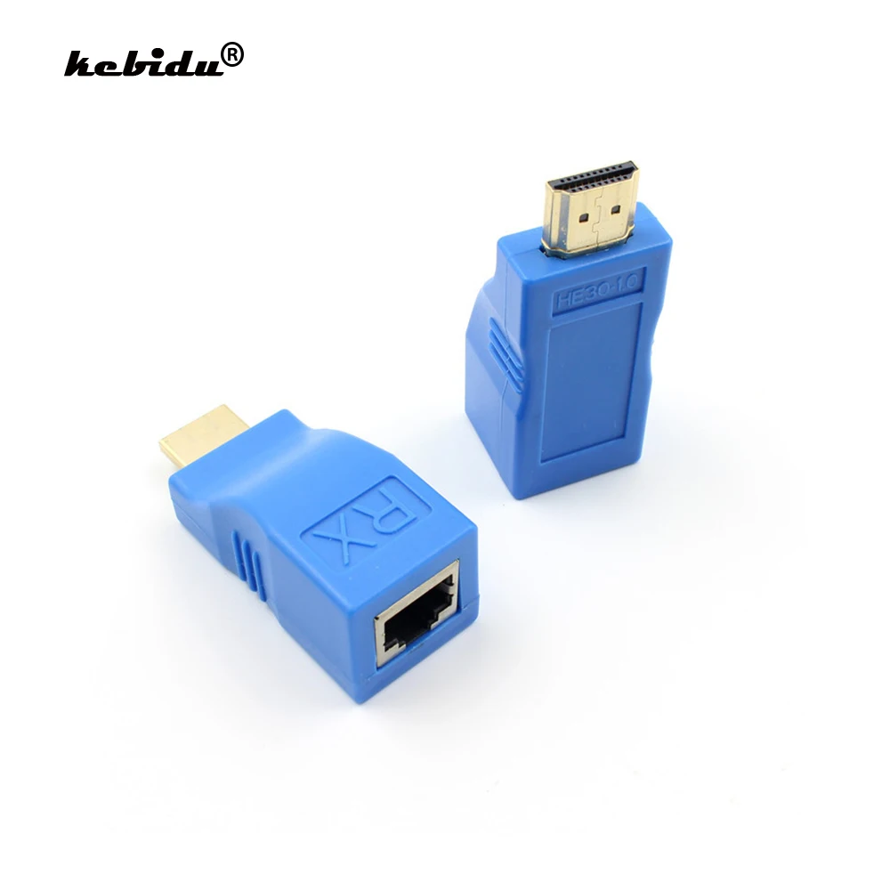 HDMI-совместимый удлинитель 4k RJ45 порты локальной сети до 30 м более CAT5e / 6 UTP LAN