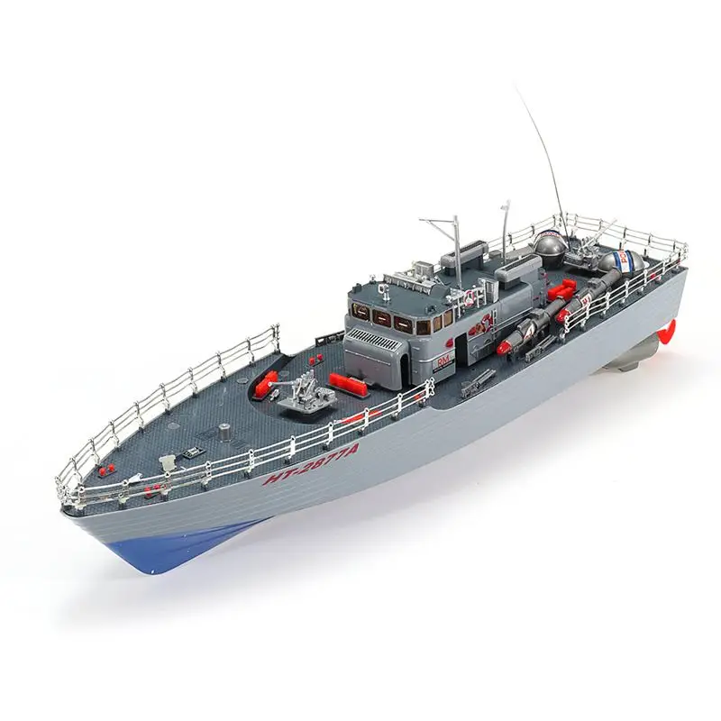 1/115 2 4G EHT 2877 ракета Разрушитель RC лодка 4 км/ч модели автомобилей на открытом