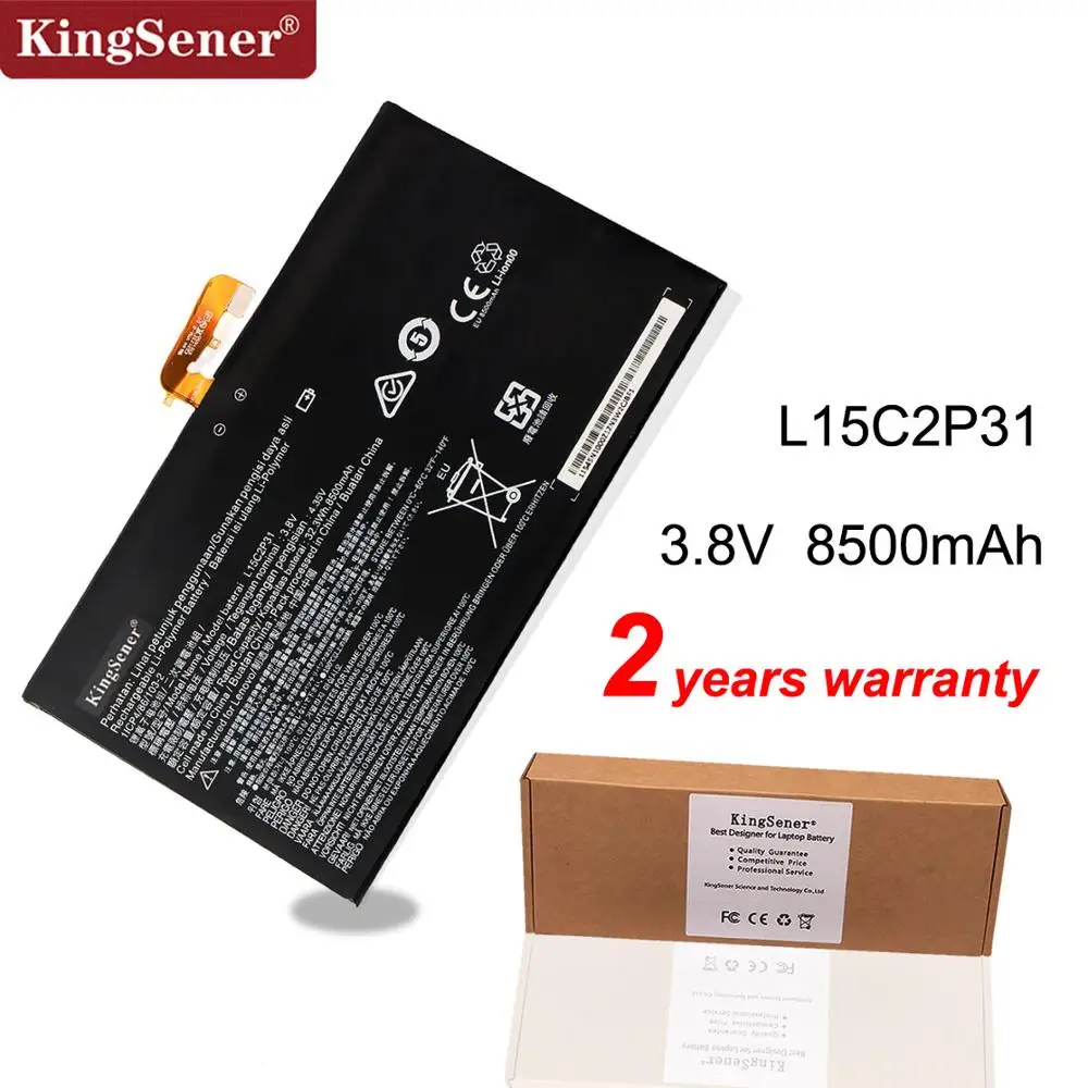 Аккумулятор Kingsener L15C2P31 для ноутбука Lenovo Yoga Book YB1-X91F X91L X91X YB1-X90F аккумулятор
