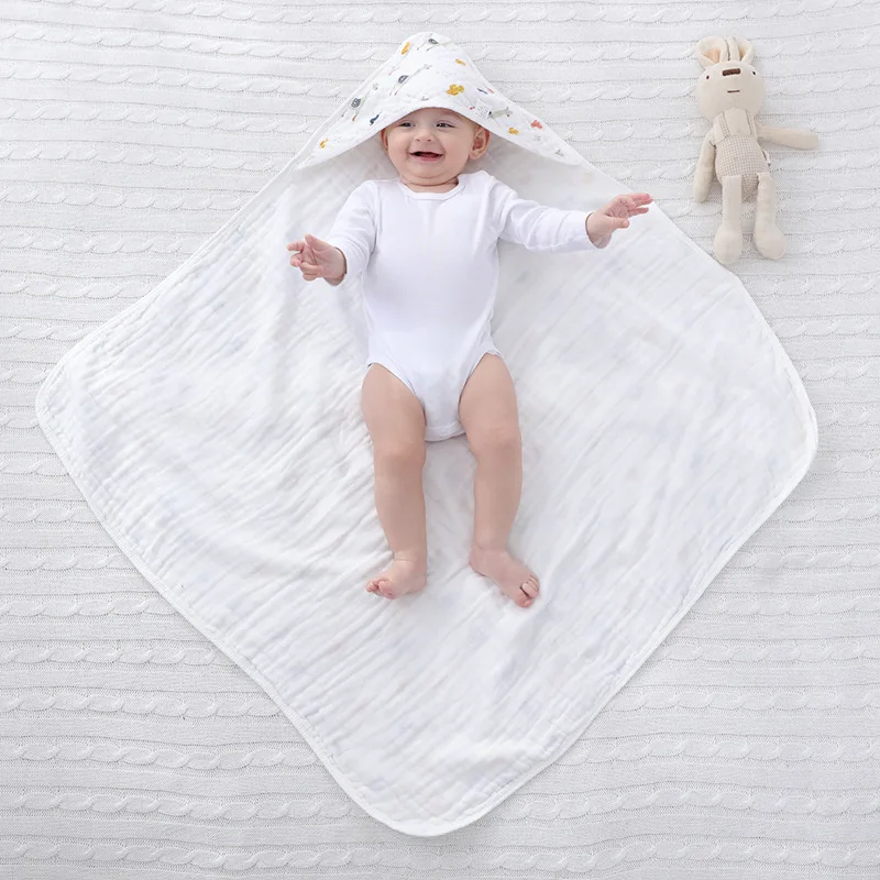Милый спальный мешок для новорожденных мальчиков и девочек, Пеленальное Одеяло, повязка на голову