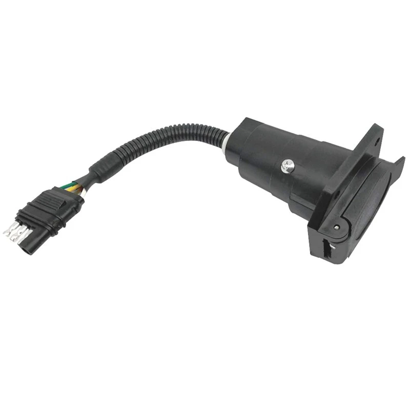 7 способ круглый прицеп разъем до 4 способ Плоская тележка обратный штекер с монтажным кронштейном Rv Аксессуары