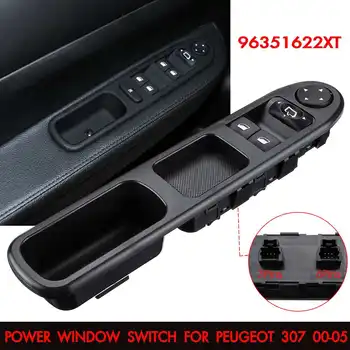 

Front Left Driver Side Power Master Window Control Switch 96351622XT 6554.E4 For Peugeot 307 2000 2001 2002 2003 2004 2005