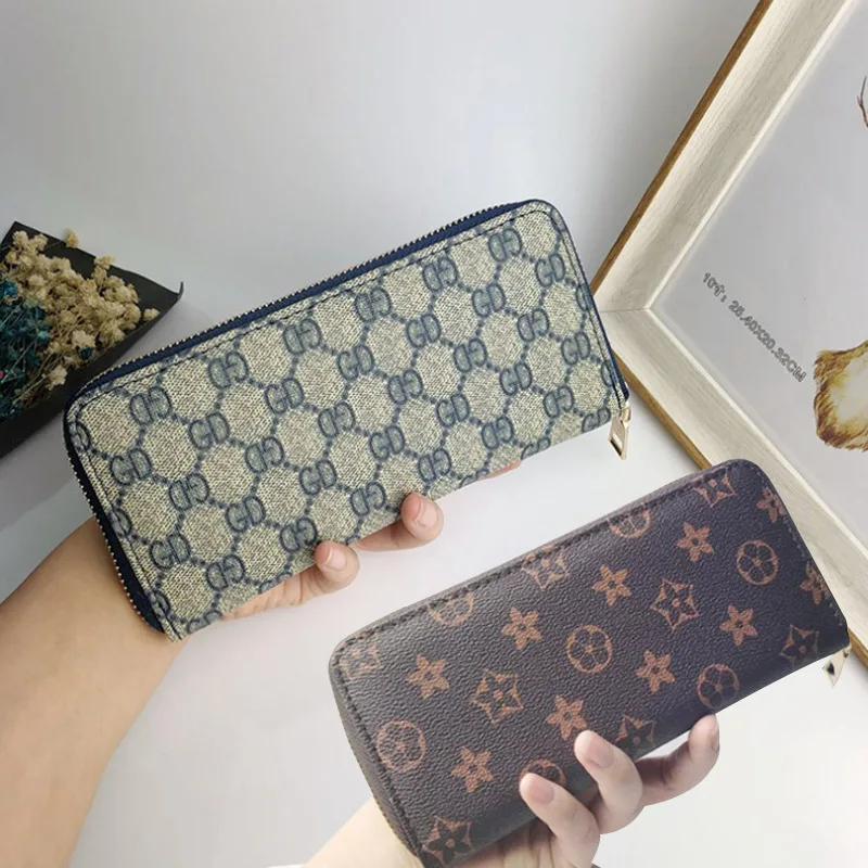 

Fashion Women's Wallet Long Personality Pu Clutch Multi-function Mobile Phone Bag Multi-card Position Large Capacity Coin Purse