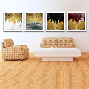 

Canvas HD Print Pictures Wall Art Nordic Style Square picture Abstract pattern Poster Home Decor Living Room