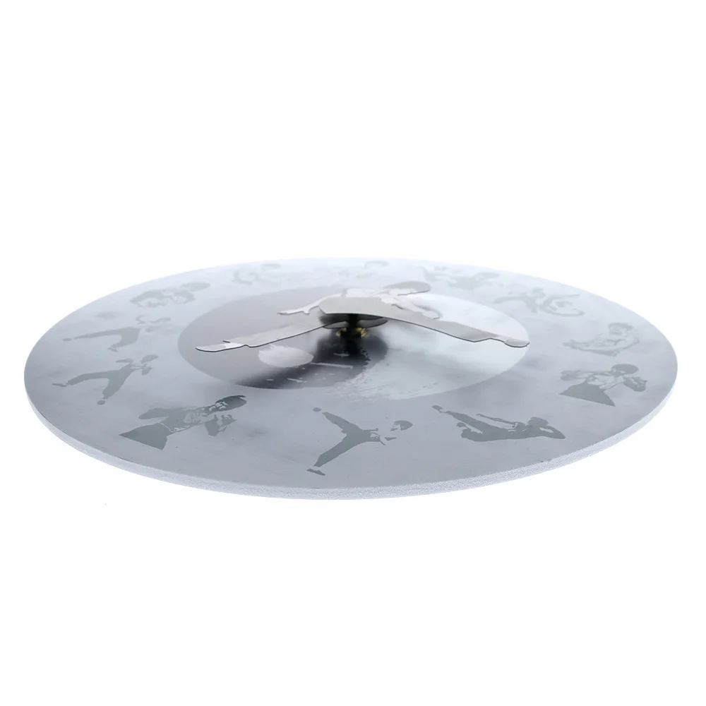 Yin Yang Chinese Kung Fu Wall Clock Martial Arts Home Decor Kung Fu Master Moving Needles Novelty Wall Watch Silent Movement 5