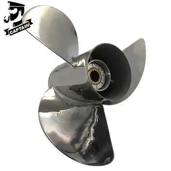

Captain Propeller 13 7/8x15 Fit Tohatsu Outboard Engines 70HP 75HP 90HP 115HP 120HP 140HP Stainless Steel 15 Tooth Spline RH