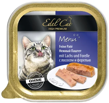 

EDEL CAT EDEL CAT for adult cats pie with salmon and trout 100g