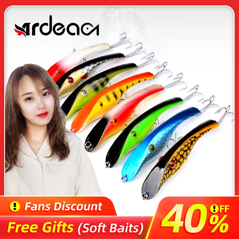 

Ardea Hard Lures Silicone Bait Pencil bait 145mm 44g High end Luria bait Hook plastic hard bait Baitfishing Fishing Tackle