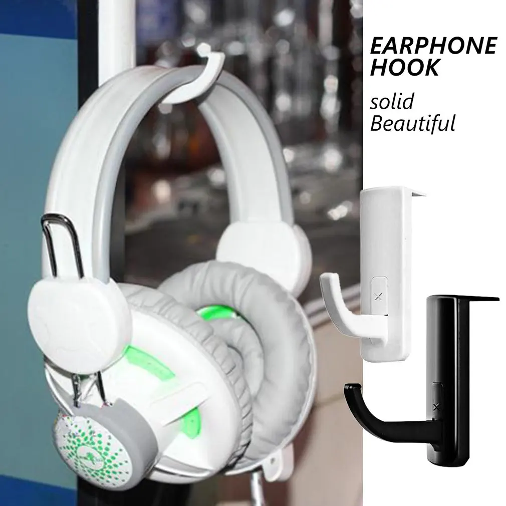 Headphone Holder Hanger Wall PC Monitor Stand Durable Headphone Accessories Headset Hanger PC Monitor Holder Stand