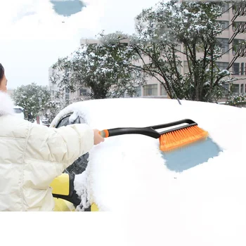 

Supplies Car Snow Brush Houses Non-Slip 2 In 1 Retractable Ice Scraper For Windshield Removal