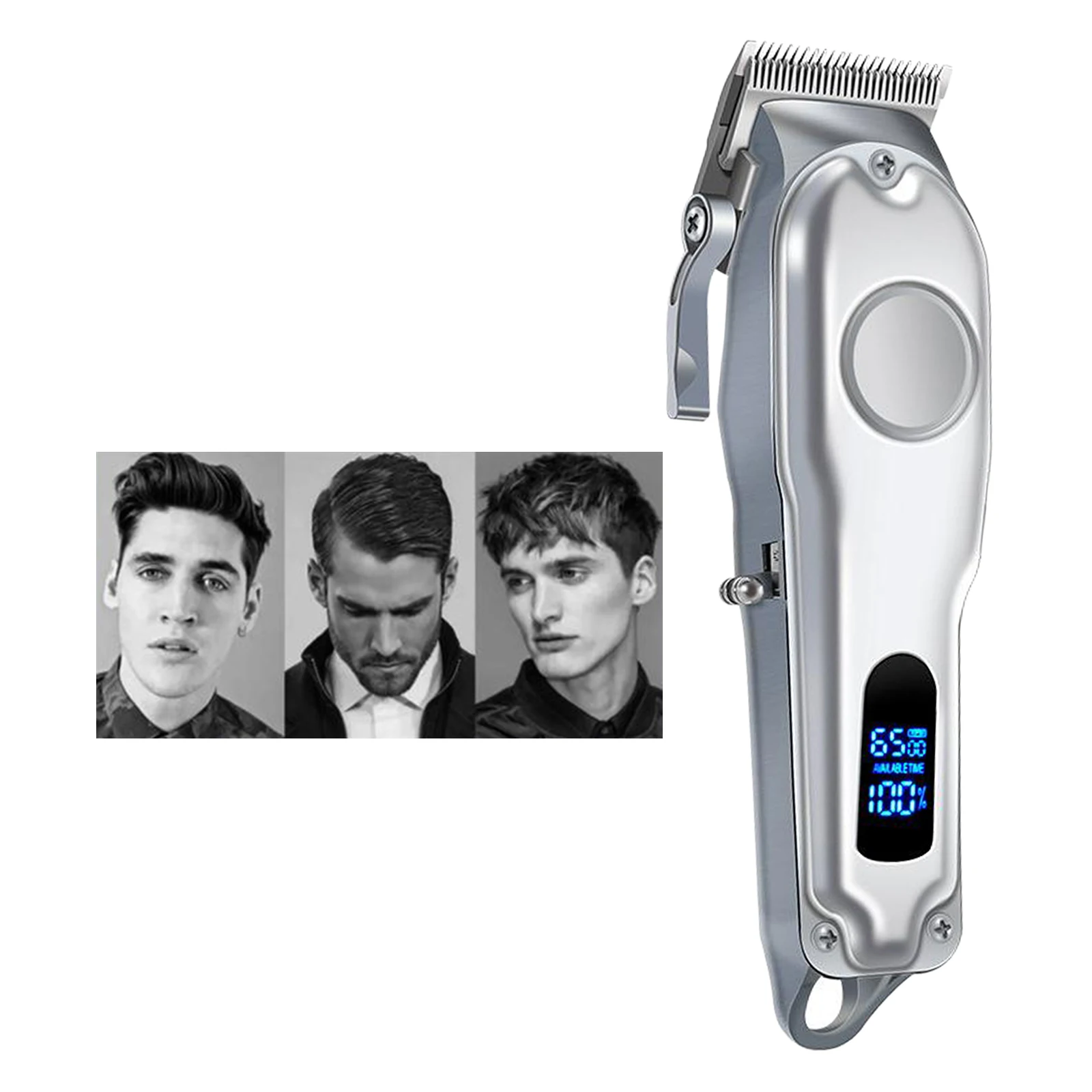 10W Professional Barber Electric Hair Body Clipper 0mm Edging Trimmer Kit For Men Husband Boyfriend