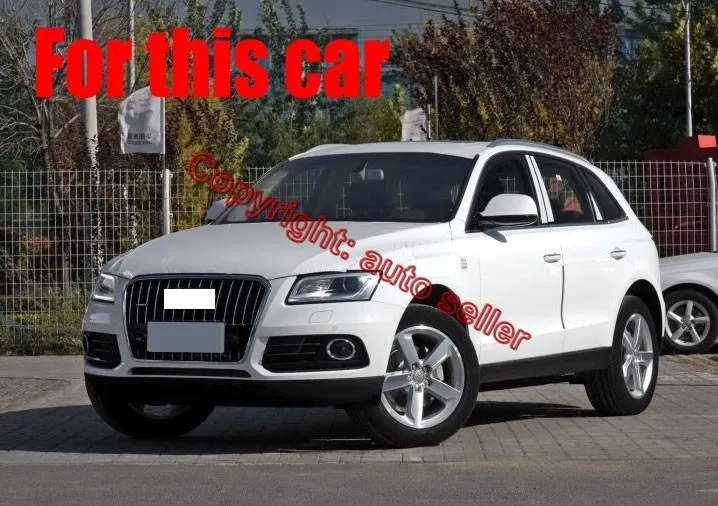 Для Audi Q5 2009- нержавеющая сталь задняя дверь крышка багажника отделка внешней формовки наклейки
