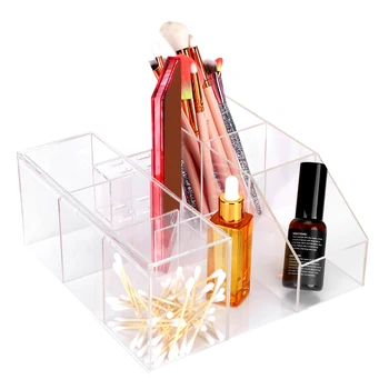 

Clear Acrylic Eyelash Grafting Tool Storage Box Eyelash Beauty Tool Display Rack Organizer Cosmetics Makeup Tools Container Case