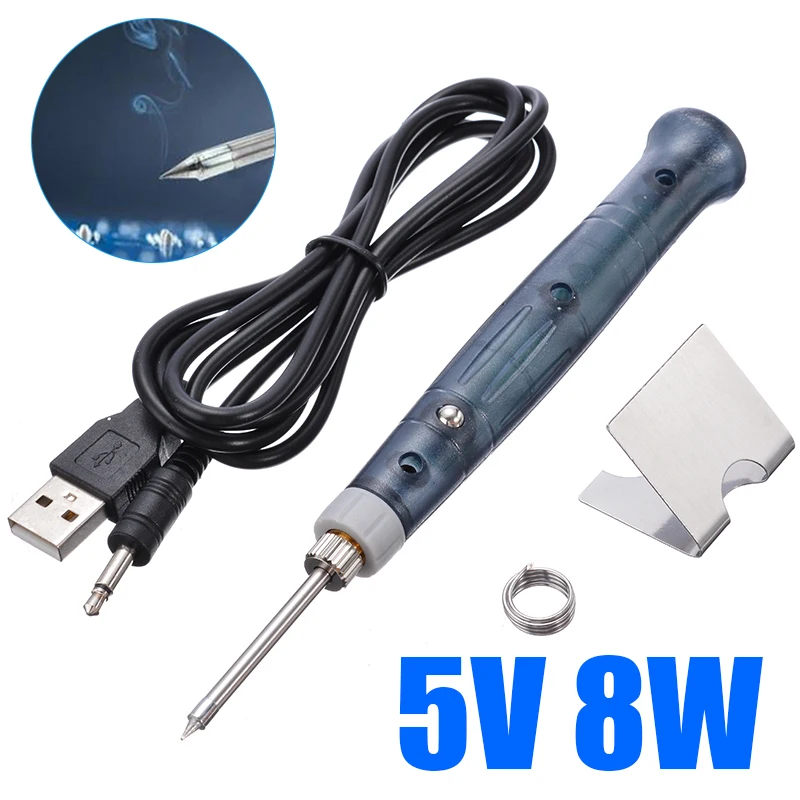 Электрический USB паяльник ручка 5 в 8 Вт мини-фиксатор кнопка переключатель паяльная сварочная ручка паяльная станция для нагревания сварки Инструменты для ремонта