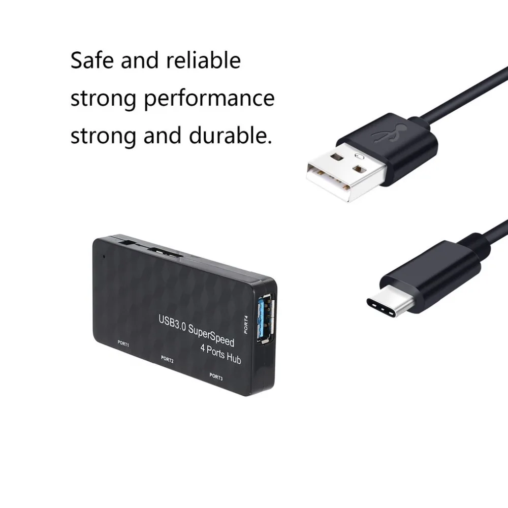 1 USB зарядное устройство питания и четыре интерфейса Usb3.0 концентратор Usb3.0 разветвитель удлинитель