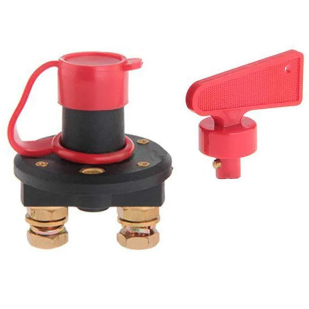 

Carprie car switch 12V CAR TRUCK BOAT CAMPER BATTERY ISOLATOR DISCONNECT CUT OFF POWER KILL SWITCH Battery Cut Off rotary Switch
