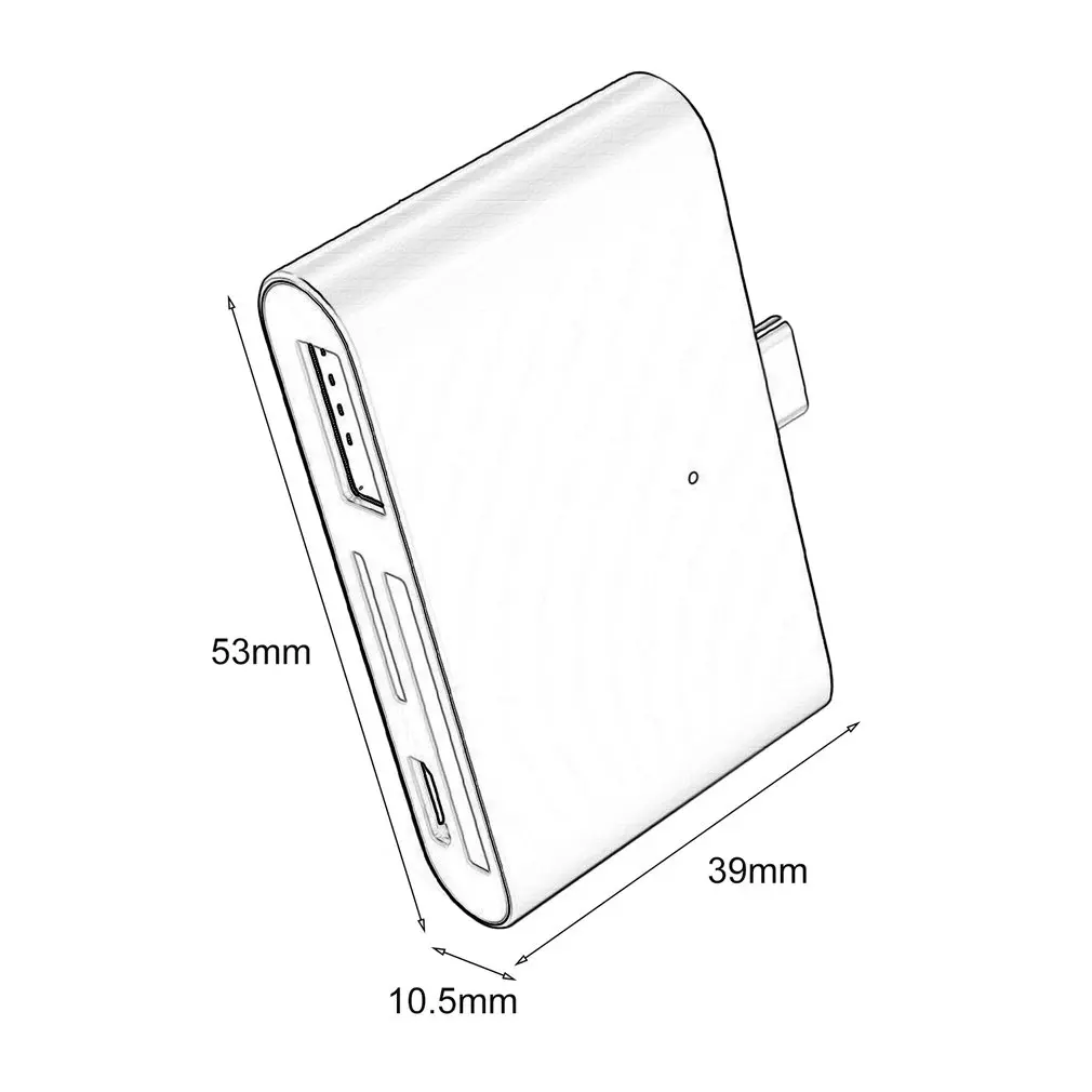 4 в 1 USB кард-ридер адаптер тип гнездо SD Micro SD TF подключение камеры смарт-карта памяти для смартфонов ПК type-C порт