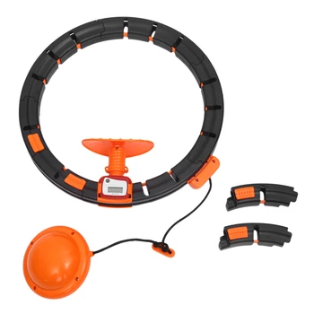 

Adjustable Spinning Waist Hoop with Counter Smart Counting Waist Hoop for Waist Slimming Exercise Home Gym Equipment