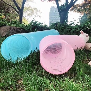 

Pet Tunnel Creative Extensible Plastic Hamster Tunnel Pet Play Toy Pet Funny Toy Rabbit Play Tunnel Tubes for Small Pet