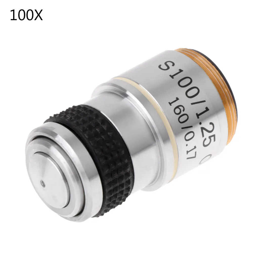 

4X 10X 40X 100X Achromatic Objective Lens for Biological Microscope 185