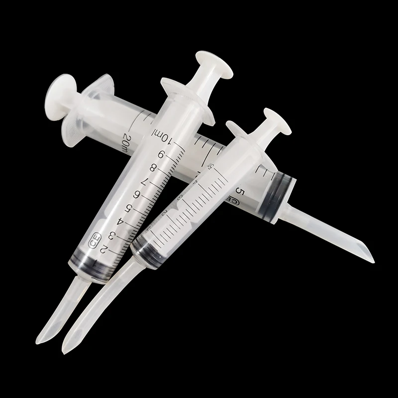 1 Uds de alimentación de aves de Medicina de 5ml 10ml 20ml jeringa de plástico sin agujas jeringa Paloma de alimentación