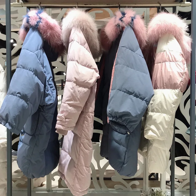 Зимний стиль пуховик женское платье Женское платье бренд скидка Taobao Live Sup
