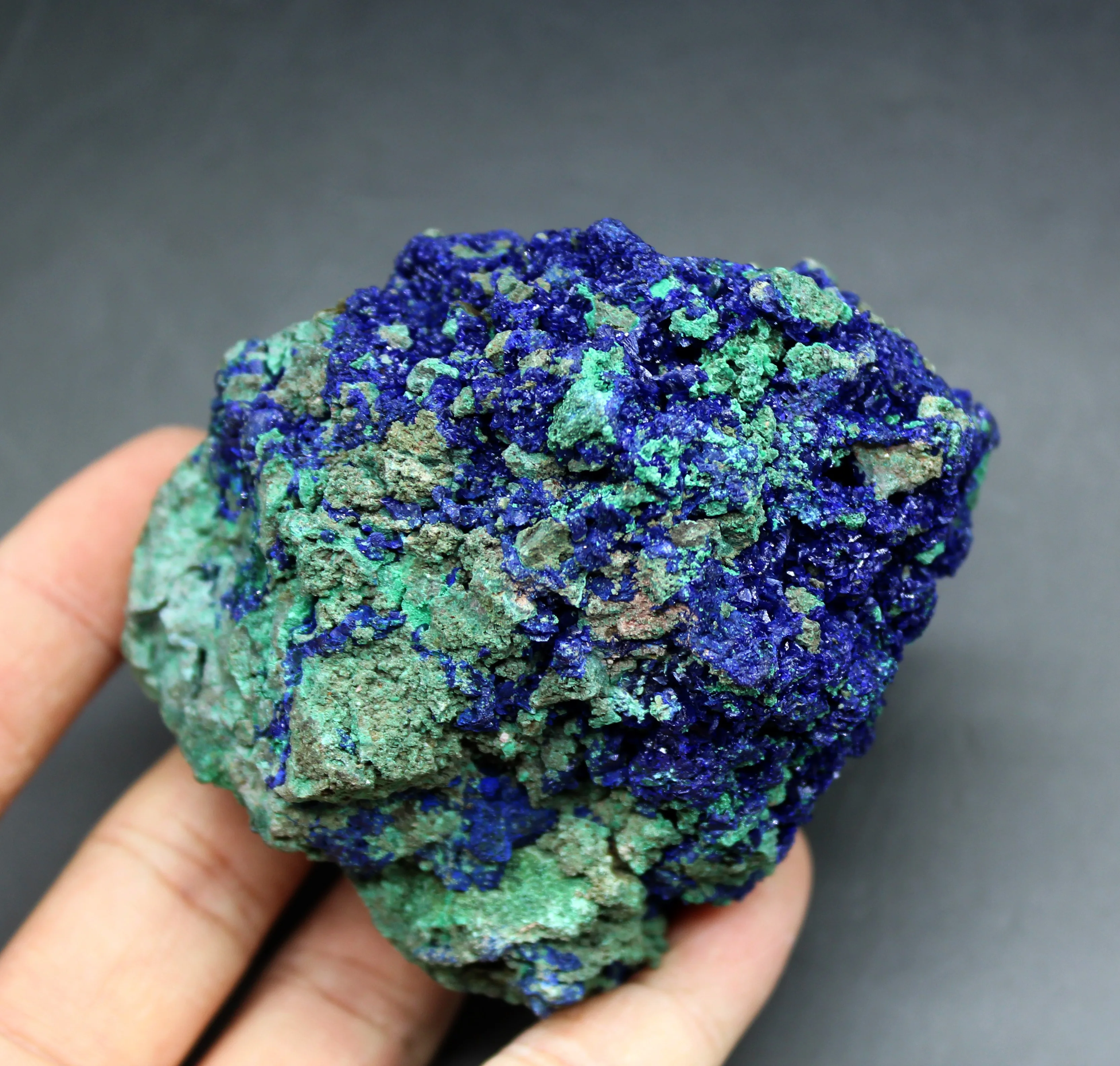 

291g natural Azurite and malachite symbiotic mineral specimen stones and crystals healing crystals quartz gemstones