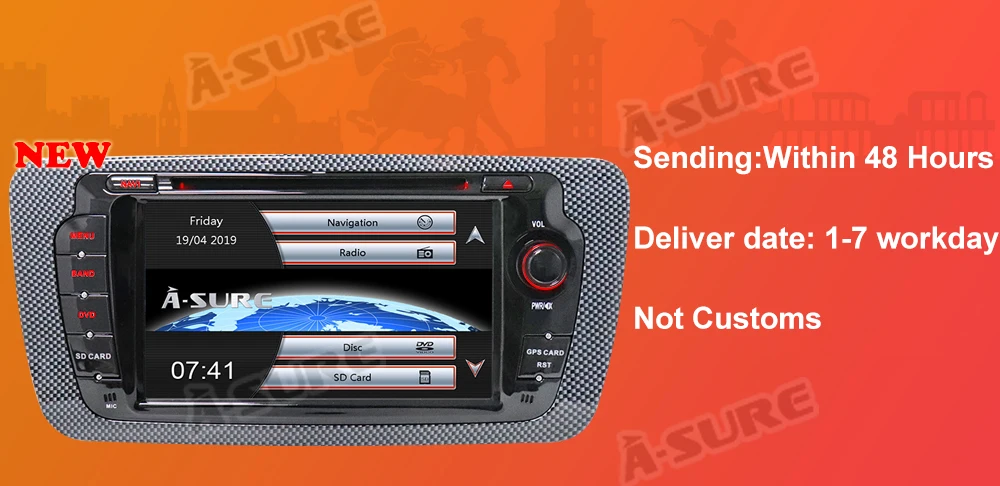 Cheap A-sure 7 Inch 2 Din Car Auto Radio GPS DVD Player Navigation For Seat Ibiza 2009 2010 2011 2012 2013 with GPS 3G Bluetooth 5 Cheap A-sure 7 Inch 2 Din Car Auto Radio GPS DVD Player Navigation For Seat Ibiza 2009 2010 2011 2012 2013 with GPS 3G Bluetooth 5