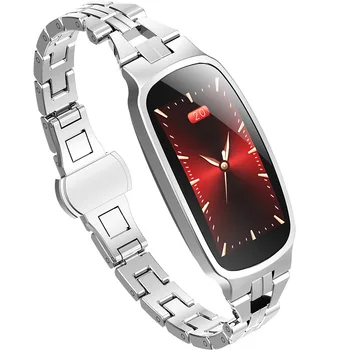 

Fashion Color Screen Smart Bracelet Women Sport Heart Rate Blood Pressure Monitor Waterproof Bluetooth Multi-function Smartwatch