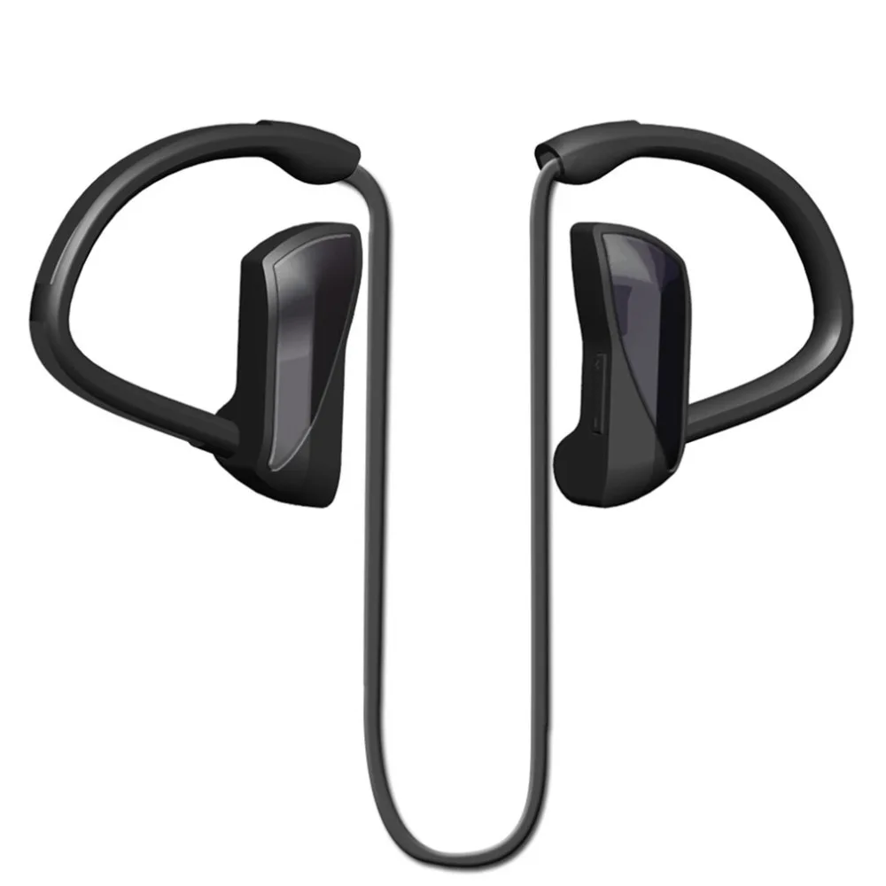 Черный шейный ремешок беспроводные наушники Bluetooth спортивные наушники-вкладыши с защитой от пота наушники с шумоподавлением