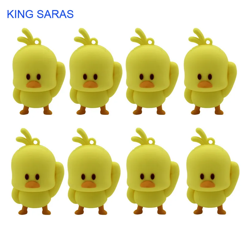 

KING SARAS 64GB Cute cartoon Animal chick model usb flash drive usb 2.0 4GB 8GB 16GB 32GB pendrive stick