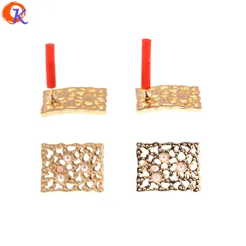 

Cordial Design 50Pcs 14*18MM Jewelry Accessories/DIY Making/Earring Stud/Imitation Pearl/Square Shape/Hand Made/Earring Findings