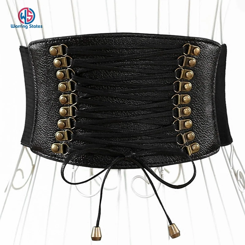 Warring Штаты Европы широкий пояс мода женский эластичный кисточкой широкий пояс Украшение платье аксессуары Пояс Талия 65-85 см
