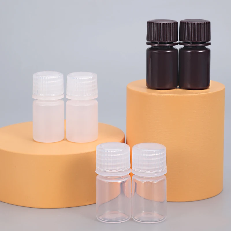 

100Pcs 10ML small Refillable Bottle PP plastic Container for Pill,Essential oil,eye gel cosmetic sample bottles hot sale