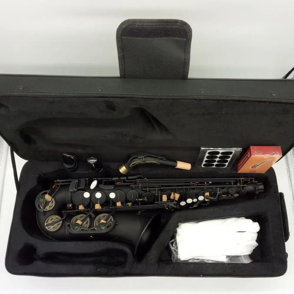 Музыкальный Fancier для клуба Саксофон альт R54 Профессиональный альт саксофон 54 Саксофон черный лак с Чехол мундштук