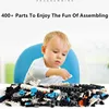 Assembled Building Blocks Intelligent Programming RC Robot 2.4G Dual Remote Control Mode Gravity Sensor Voice Control Robot Toy 3