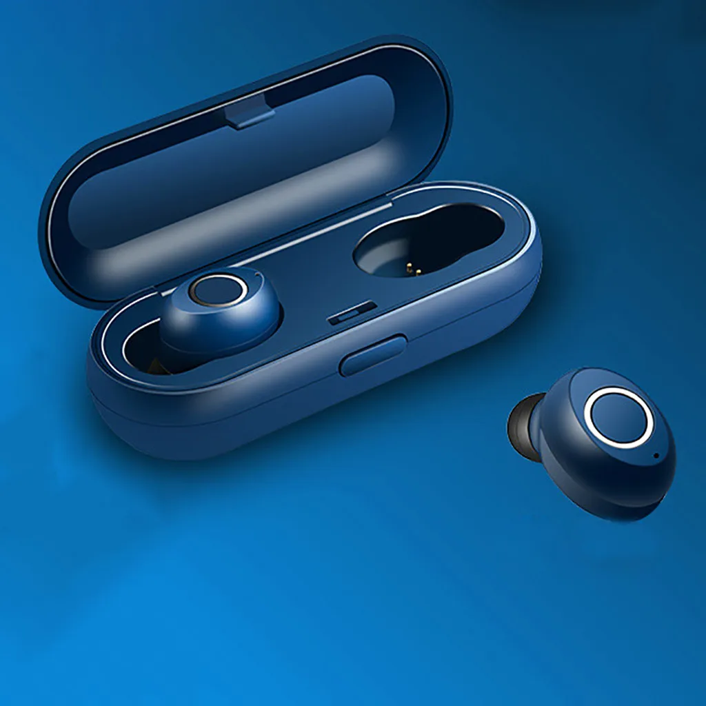 Mosunx Mini true беспроводные Bluetooth V5.0 спортивные гарнитуры портативные TWS стерео Bluetooth гарнитура HIFI наушники-вкладыши басы