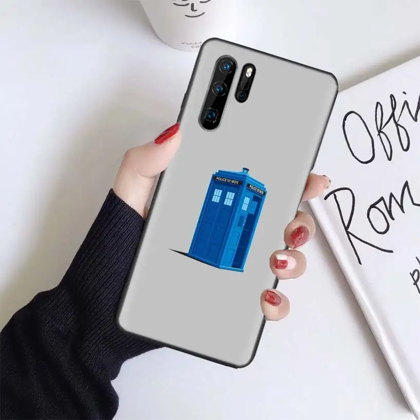Tardis Box Doctor Who черный чехол для huawei mate 30 20 10 P30 P20 P10 Pro Lite P Smart Z мягкий чехол для телефона - Цвет: BS180-8
