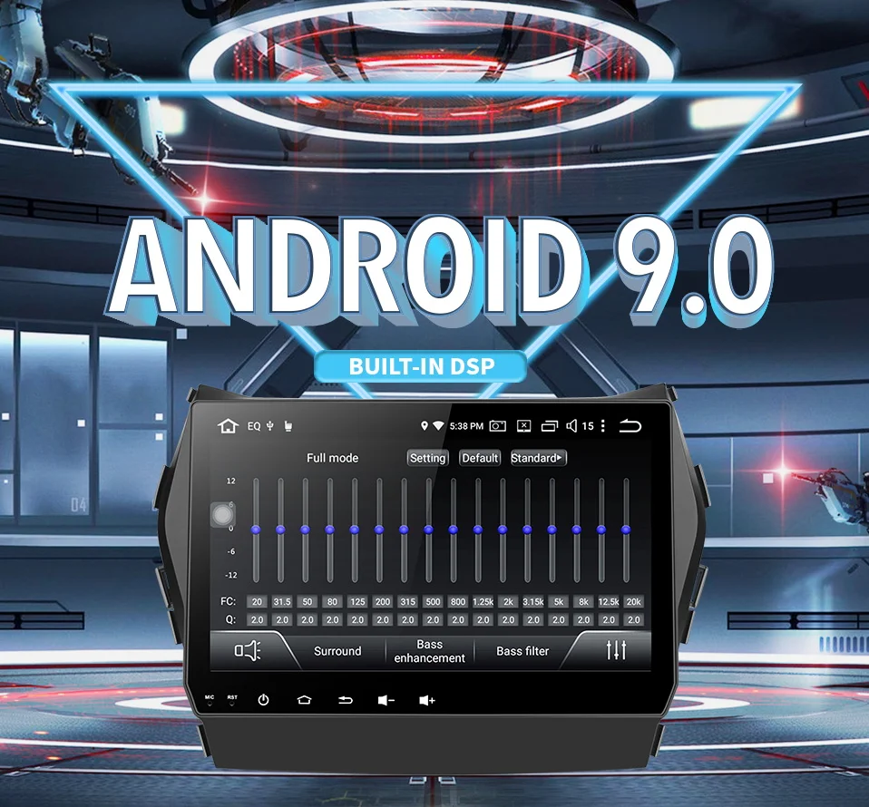 Android 9,0 PX30 автомобильный dvd gps Видео Радио плеер 1 din для hyundai IX45 Santa fe 2013 автомобильный навигатор