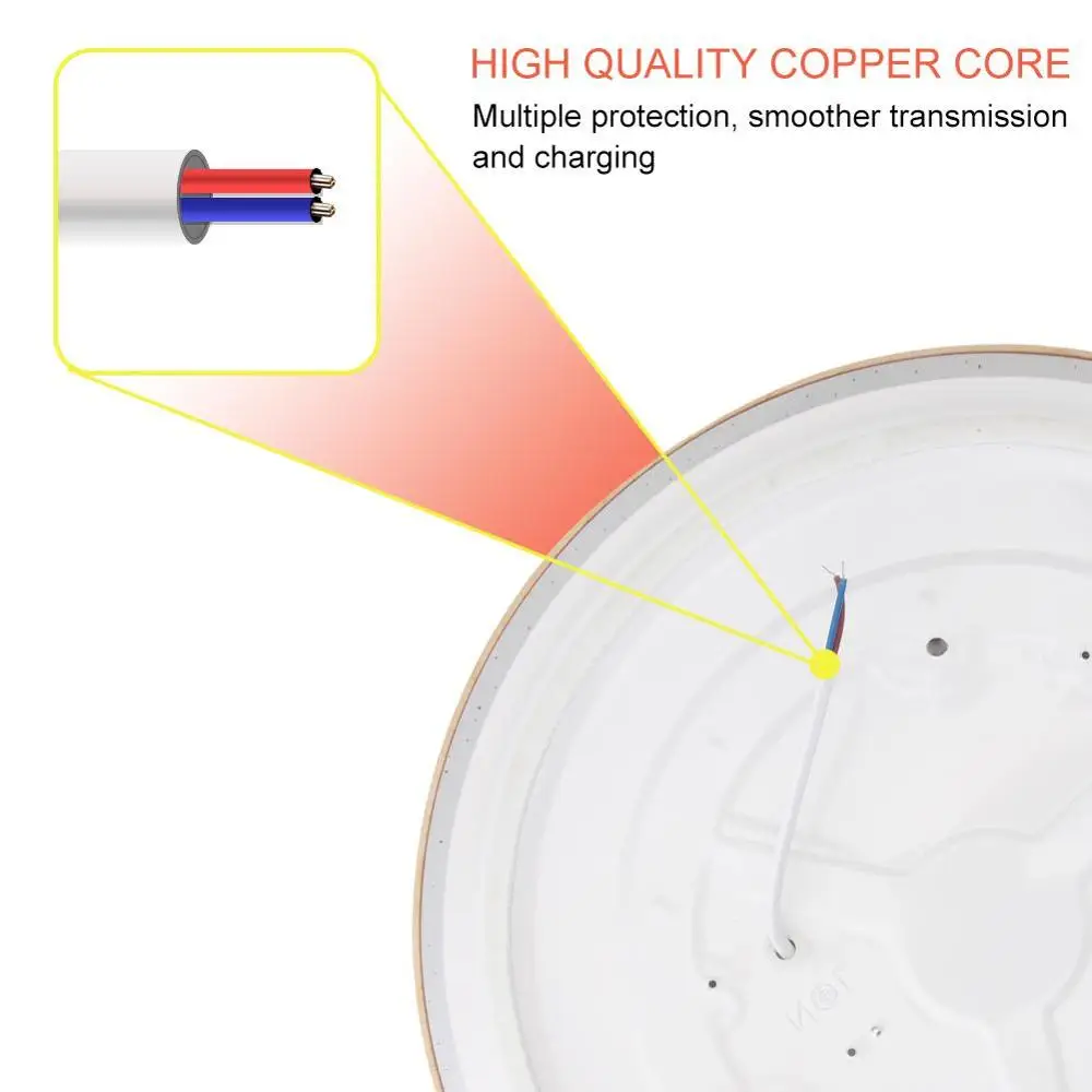 24/48W Modern LED Flush Mount Ceiling Fixtures Chandelier Lamp Living Room Kitchen Light LED Ceilin - 4000347982423