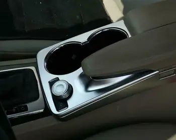 

Silver Water Cup Holder ABS Cover For Mercedes Benz GLK Class X204 2008-2015 Decor ABS Plastic Decoration