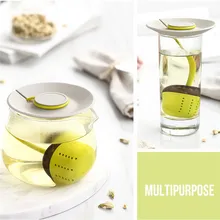 Многофункциональный креативный ленивый чайный заварочный чайник многоразовый силиконовый чайный ситечко подходит для чайной чашки кухонные аксессуары#3D13