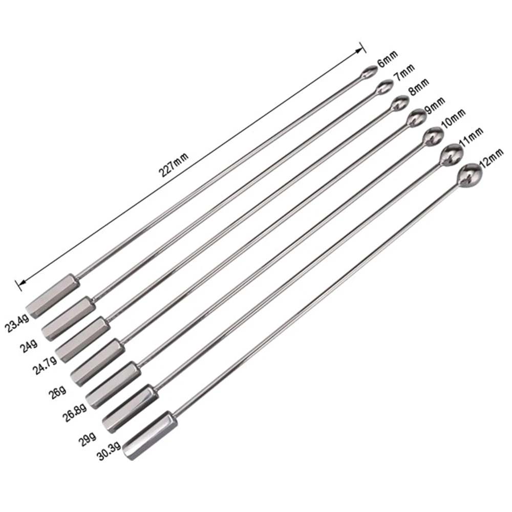 Metal Urethral Catheter Penis Anal Butt Plug Urethral Dilator Male Chastity Device Sex Toys For Men Penis plug Sex Products