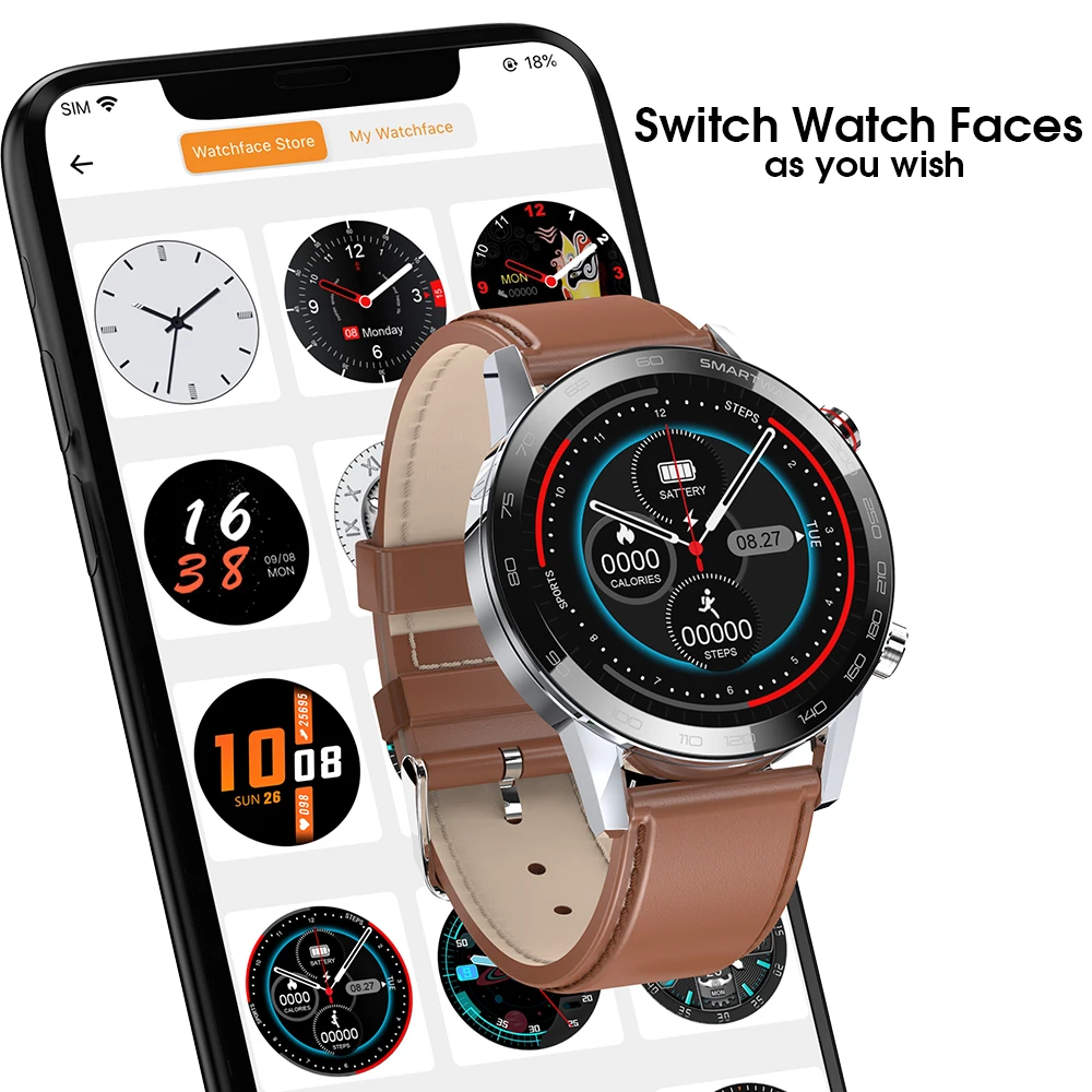 L16 Ʈ ġ  ECG PPG IP68    ɹڼ ƮϽ ƮĿ  Smartwatch for IOS ȵ̵