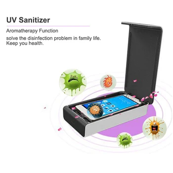 

UV Sterilizer Box Multifunction Ozone LED Disinfection Mask Phone Makeup Tool Manicure Sterilizer Jewelry Portable Nail Tools